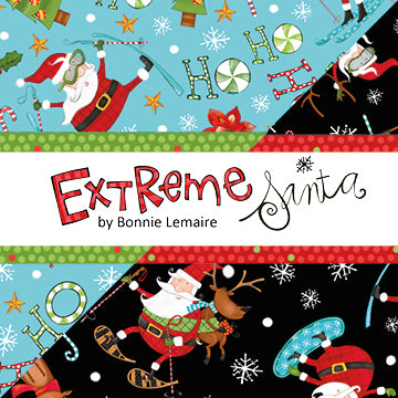 Extreme Santa by Bonnie Lemaire for Northcott