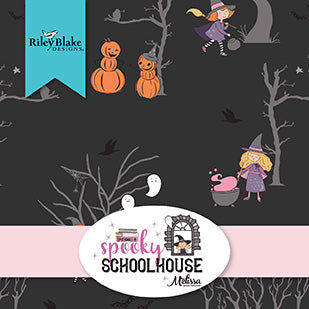 Spooky School House by Melissa Mortenson for Riley Blake