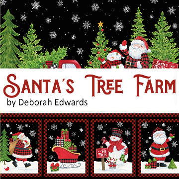 Santas Tree Farm by Deborah Edwards for Northcott