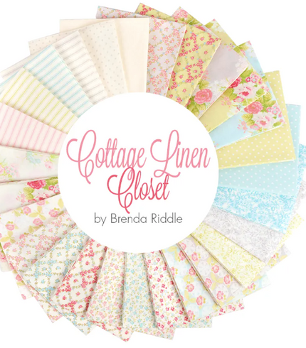 Cottage Linen Closet by Brenda Riddle Designs