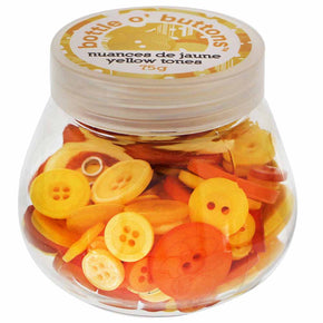 Bottle o' Buttons - Yellow