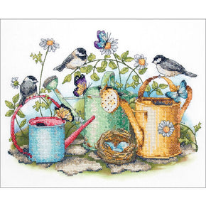 Dimensions Cross Stitch Kit - Watering Cans 70-3243