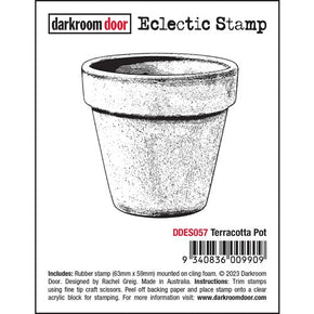 Darkroom Door Eclectic Stamp - DDES057 Terracotta Pot
