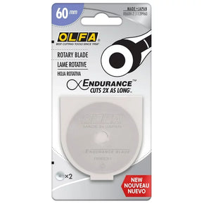 OLFA RB60H-2 - Endurance Rotary Blade 60mm - 2pc