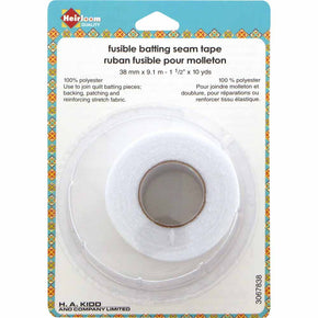 Heirloom Fusible Batting Seam Tape - 38mm x 9m (1½" x 10yds)