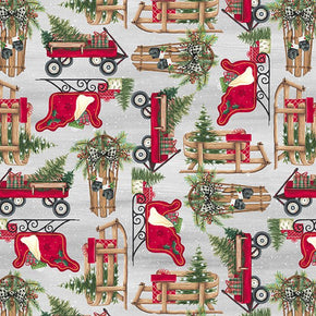 It's Christmas Time from Blank Quilting 3470-88 Red