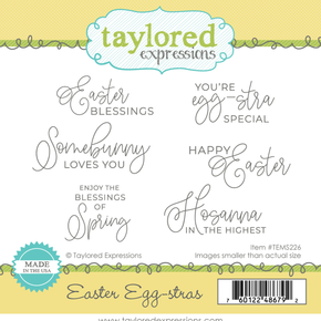 Taylored Expressions Stamp - TEMS226 Easter Eggstras