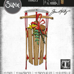 Sizzix Thinlits by Tim Holtz - Vintage Sled 666339