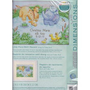 Dimensions Cross Stitch Kit - Little Pond Birth Record 73697