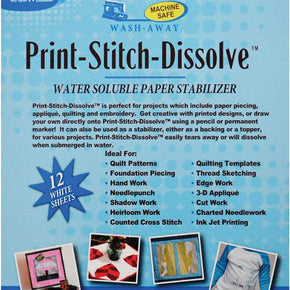 Pellon 2301S Print-Stitch-Dissolve