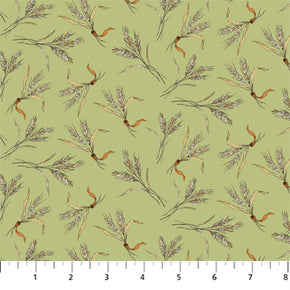 Countryside Comforts by Jane Carkill for Figo Fabrics - 90741-71 Green