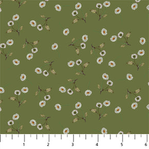 Countryside Comforts by Jane Carkill for Figo Fabrics - 90742-74 Green
