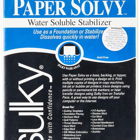 Paper Solvy - Water Soluble Stabilizer