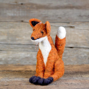 Fox Ornament Needle Felting Kit from The General Bean