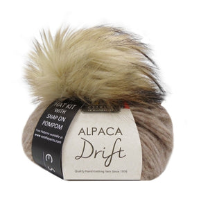 Alpaca Drift - Hat Kit with PomPom Colour 03 and Pompom 1218 ADH-KIT03
