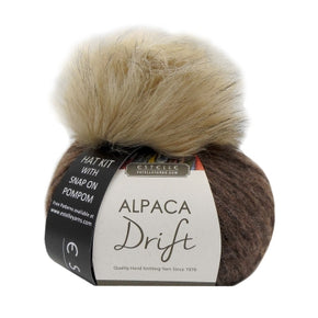Alpaca Drift - Hat Kit with PomPom Colour 04 and Pompom 1234 ADH-KIT04