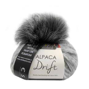 Alpaca Drift - Hat Kit with PomPom Colour 05 and Pompom 1224 ADH-KIT05