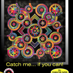 Catch Me - A Paper Piecing Pattern by Jacqueline De Jonge of Be Colourful