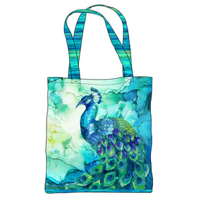 Allure from Northcott - Peacock Canvas Bag Kit