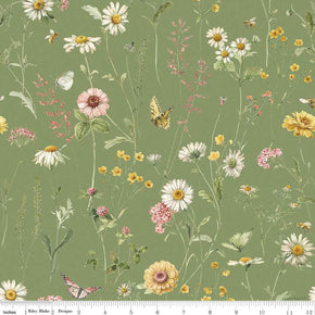 Love Me More by Lisa Audit for Riley Blake -CD15630 Green