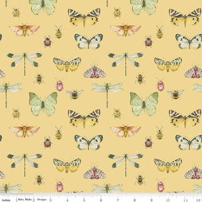 Love Me More by Lisa Audit for Riley Blake -CD15632 Yellow