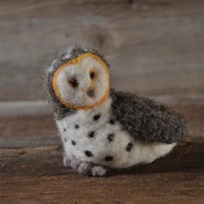 Barn Owl Needle Felting Kit from The General Bean