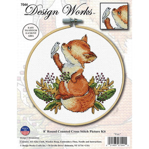 Design Works Cross Stitch Kit - Fox 7044