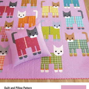 Cats in Pajamas - a pattern by Elizabeth Hartman