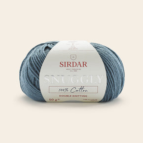 Sirdar Snuggly 100% cotton dk - 750 Smokey Blue