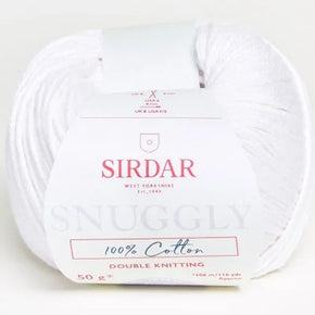 Sirdar Snuggly 100% cotton dk - 762 White