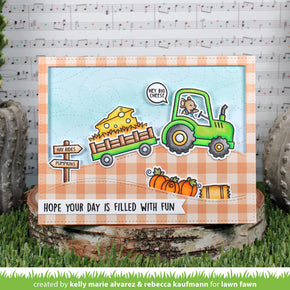 Lawn Fawn Stamp and Die set - Hay There, Hayrides