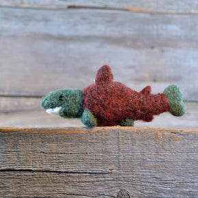 Salmon Needle Felting Kit from The General Bean