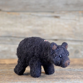 Black Bear Ornament Needle Felting Kit from The General Bean