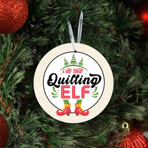 Tree Ornament by Lake & Laser - I'm The Quilting Elf