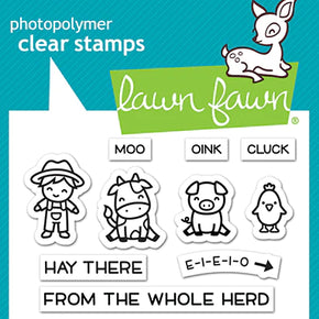 Lawn Fawn Stamp and Die set - Tiny Farm