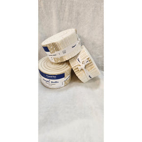 Trend Tex Muslin Prints Cream Jelly Roll