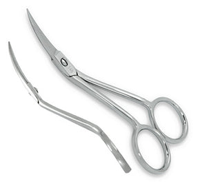 Famore 4" finepoint mini double curved embroidery, aaplique scissors