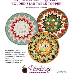 Point of View Folded Star Table Topper