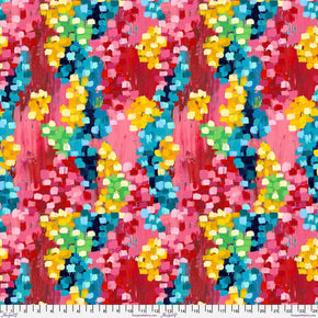 Garden Delight by Sue Penn for Free Spirit Fabrics - Bliss Raspberry PWSP061.Raspberry