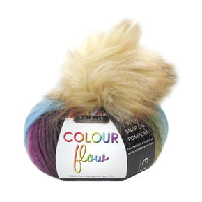 Estelle Yarns - Colour Flow - 42201 Lilac Tree - Hat kit with pom pom