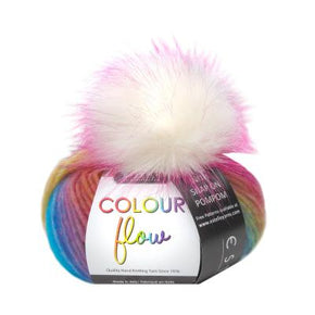 Copy of Estelle Yarns - Colour Flow - 42207 Gumball / Orchid - Hat kit with pom pom