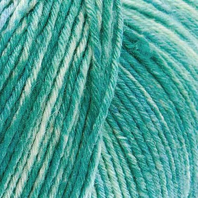 Superba Easy 8 ply Sock from Rico - 383346-007 Aqua