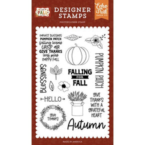 Echo Park Stamp - Falling For Fall Stamp Set LFA225044