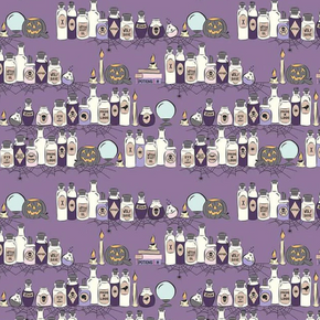 Spooky Schoolhouse for Riley Blake Designs - RBSC13201 Potions Classic Lilac
