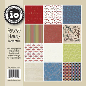 Forest Floor Paper Pack 6x6" by Impression Obsession PP034