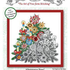 Zenbroidery Free-Form Stitching Kit - 4025 Christmas Tree