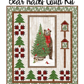 Bear Tracks Quilt Kit - Beary Merry Christmas