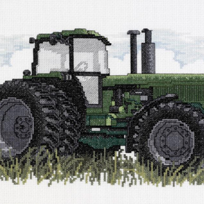 Janlynn Cross Stitch Kit 080-0474 Tractor