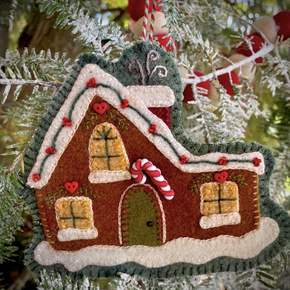 Gingerbread Ornament # 3 by Calico Patch Designs