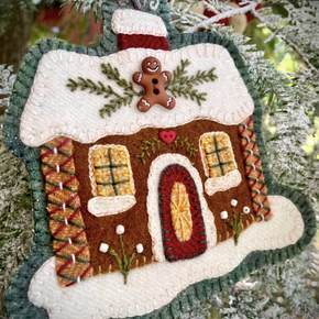 Gingerbread Ornament # 4 by Calico Patch Designs